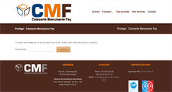 Desktop Screenshot of caisserie-menuiserie-fay.fr